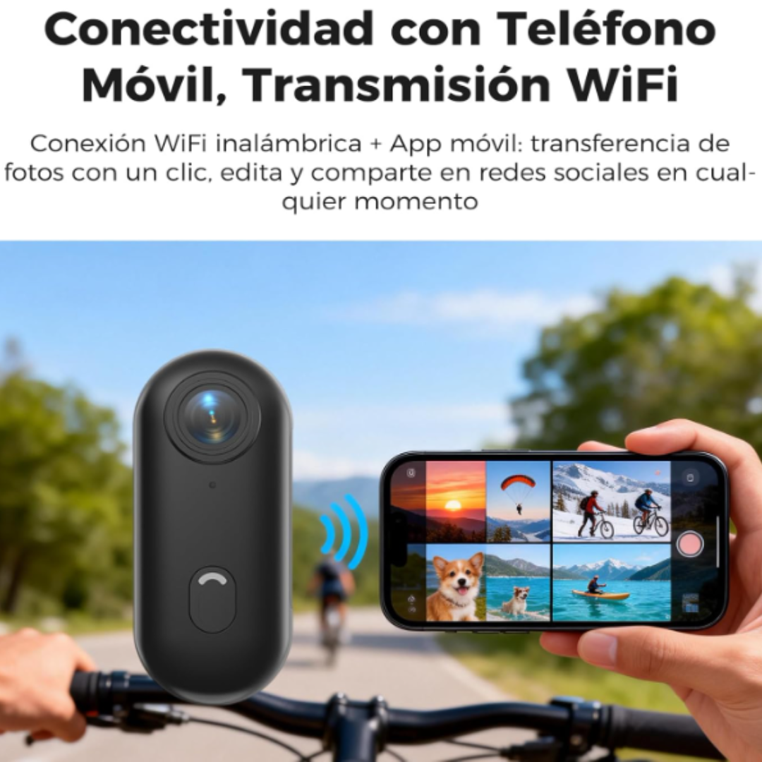 Cámara deportiva 1080p 4k